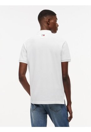 Polo Blanco TH X Cadillac Formula 1® Team Con Logo Tommy Hilfiger