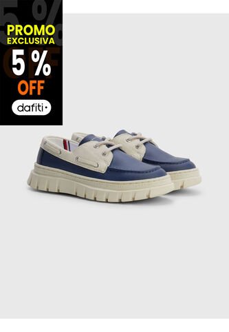 Mocasines Th De Cuero Para Niño Tommy Hilfiger Tommy Hilfiger