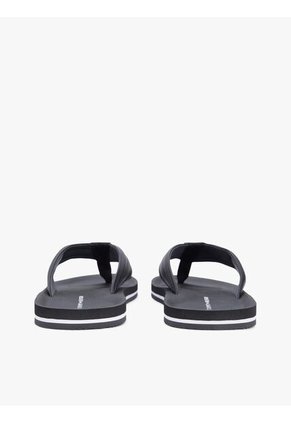 Sandalias Negro Con Tiras Acolchadas Y Logo Tommy Hilfiger