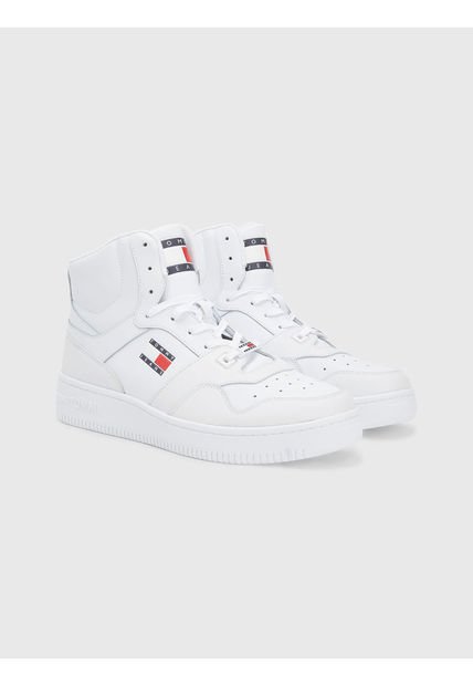 Tenis De Baloncesto Altas Color Block Hombre Blanco Tommy Hilfiger