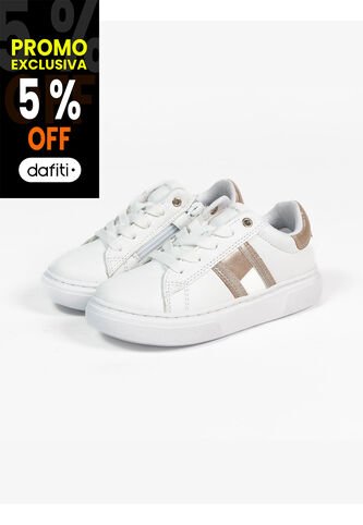 Tenis Casual Para Niña Blanco Tommy Hilfiger Tommy Hilfiger