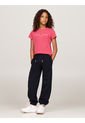 Camiseta Niña Rosa Essential De Corte Slim Con Logo Tommy Hilfiger de Tommy Hilfiger