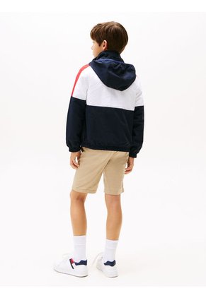 Rompe Azul Oscuro Viento Reversible Color Block Tommy Hilfiger