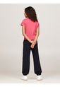 Camiseta Niña Rosa Essential De Corte Slim Con Logo Tommy Hilfiger de Tommy Hilfiger