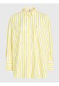 Camisa De Rayas Amarillas De Corte Ancho Tommy Hilfiger de Tommy Hilfiger