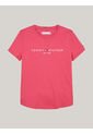 Camiseta Niña Rosa Essential De Corte Slim Con Logo Tommy Hilfiger de Tommy Hilfiger