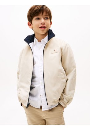 Rompe Azul Oscuro Viento Reversible Color Block Tommy Hilfiger