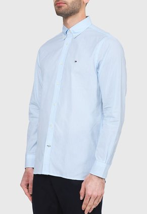 Camisa Azul-Blanco Tommy Hilfiger