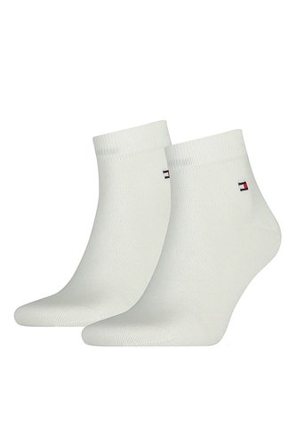 Pack Blanco De Dos Pares De Medias Tobilleras Tommy Hilfiger Tommy Hilfiger