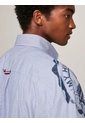 Camisa Oversize De Manga Corta Con Logos Hombre Azul Tommy Hilfiger de Tommy Hilfiger