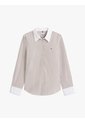 Camisa Marrón A Rayas De Corte Regular Tommy Hilfiger de Tommy Hilfiger