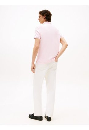 Polo Rosa De Corte Regular Tommy Hilfiger