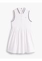 Vestido Blanco Tipo Polo Con Diseño Calado Tommy Hilfiger de Tommy Hilfiger