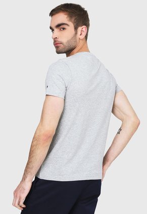 Camiseta Gris-Azul-Rojo Tommy Hilfiger