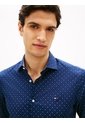 Camisa Azul De Manga Larga Con Estampado Geométrico Tommy Hilfiger de Tommy Hilfiger
