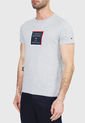 Camiseta Gris-Azul-Rojo Tommy Hilfiger de Tommy Hilfiger