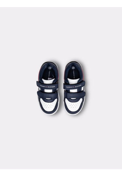 Tenis Blanco Con Velcro Tommy Hilfiger