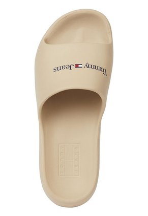 Sandalias De Plataforma Gruesa Mujer Oro Tommy Hilfiger