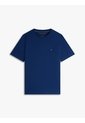 Camiseta Azul De Cuello Redondo Con Logo Bordado Tommy Hilfiger de Tommy Hilfiger