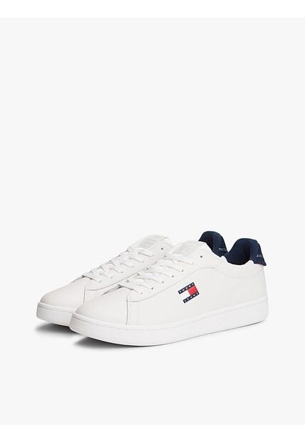 Tenis Negro Archive De Cuero Tommy Hilfiger