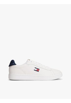 Tenis Negro Archive De Cuero Tommy Hilfiger