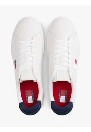 Tenis Negro Archive De Cuero Tommy Hilfiger