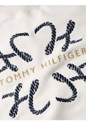 Saco Blanco Modern Con Logo De Cuerda Para Mujer Tommy Hilfiger