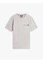 Camiseta Gris Con Logo En Forma De Escudo Tommy Hilfiger de Tommy Hilfiger