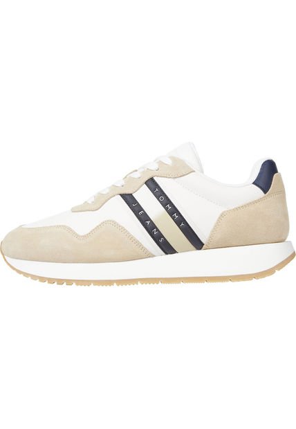 Tenis Beige Essential TH Modern De Ante Tommy Hilfiger