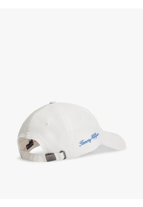 Gorra Blanca De Béisbol Con Logo Bordado Tommy Hilfiger