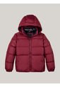 Chaqueta Niño Roja Essential Acolchada Con Gorro Tommy Hilfiger de Tommy Hilfiger