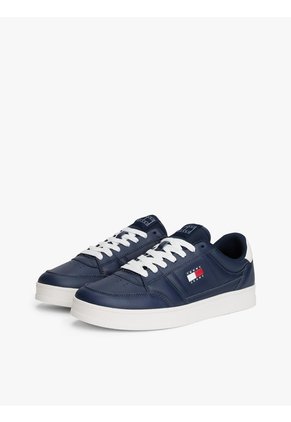 Tenis Azul The Greenwich Essential De Cuero Tommy Hilfiger