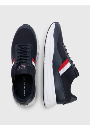 Tenis Ligeras Con Cinta Distintiva Hombre Azul Tommy Hilfiger