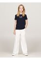 Camiseta Niña Azul Con Logo Nyc Tommy Hilfiger de Tommy Hilfiger
