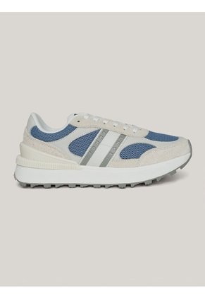 Tenis Blanco De Running De Tela Tommy Hilfiger