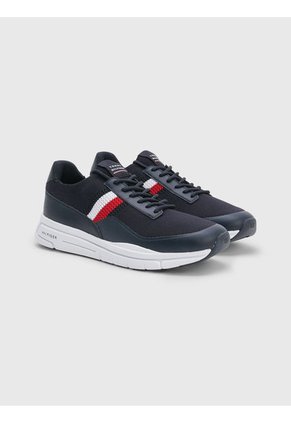 Tenis Ligeras Con Cinta Distintiva Hombre Azul Tommy Hilfiger