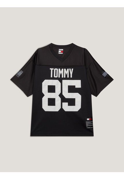 Camiseta Negra Dual Gender Tommy Remastered Tommy Jeans