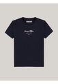 Camiseta Niña Azul Con Logo Nyc Tommy Hilfiger de Tommy Hilfiger