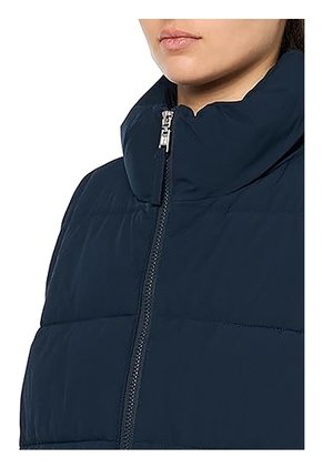 Chaleco Azul De Cuello Alto Con Cierre De Cremallera  Tommy Hilfiger
