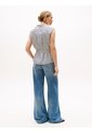Blusa Multicolor Cruzada De Corte Slim Tommy Hilfiger de Tommy Hilfiger