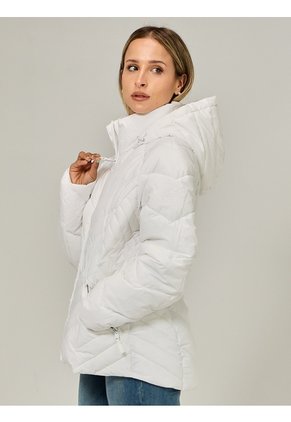 Chaqueta Blanca Ligera Acolchada Tommy Hilfiger