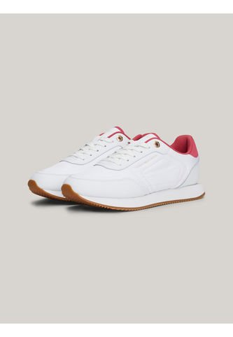 Tenis Blancos De Running De Cuero Essential Tommy Hilfiger Tommy Hilfiger