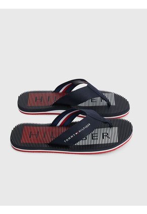 Chancletas Para Hombre Azul Tommy Hilfiger