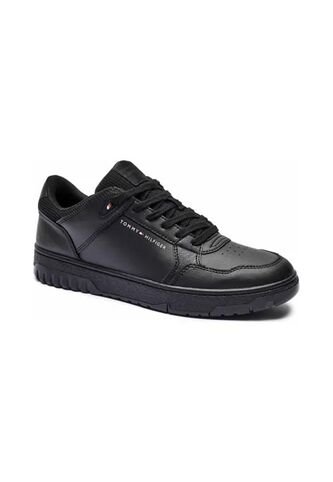 Tenis Negro Texturizados Con Suela Dentada Tommy Hilfiger Tommy Hilfiger