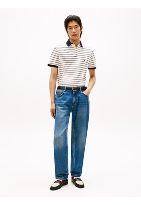 Polo Blanco 1985 De Corte Regular Tommy Hilfiger