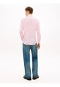 Camisa Rosa De Manga Larga Con Micro Estampado Tommy Hilfiger de Tommy Hilfiger