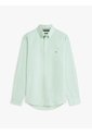Camisa Verde TH Flex Regular De Popelín Tommy Hilfiger de Tommy Hilfiger