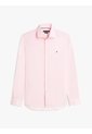 Camisa Rosa De Manga Larga Con Micro Estampado Tommy Hilfiger de Tommy Hilfiger