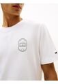 Camiseta Blanca Con Logo Gráfico Redondo Tommy Hilfiger de Tommy Hilfiger