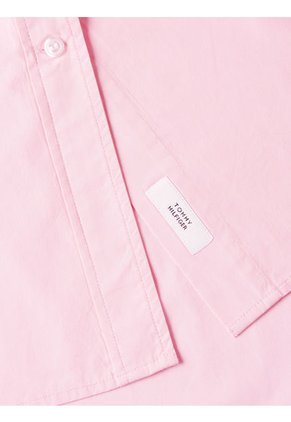 Vestido Camisero Rosado De Algodón Para Mujer Tommy Hilfiger